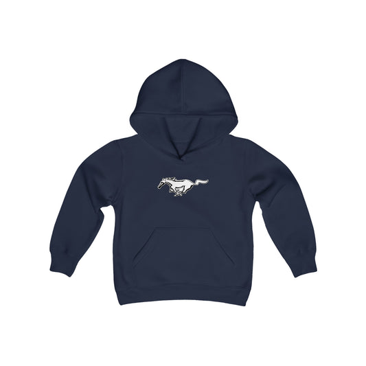 Mustang Horse Youth Hoodie