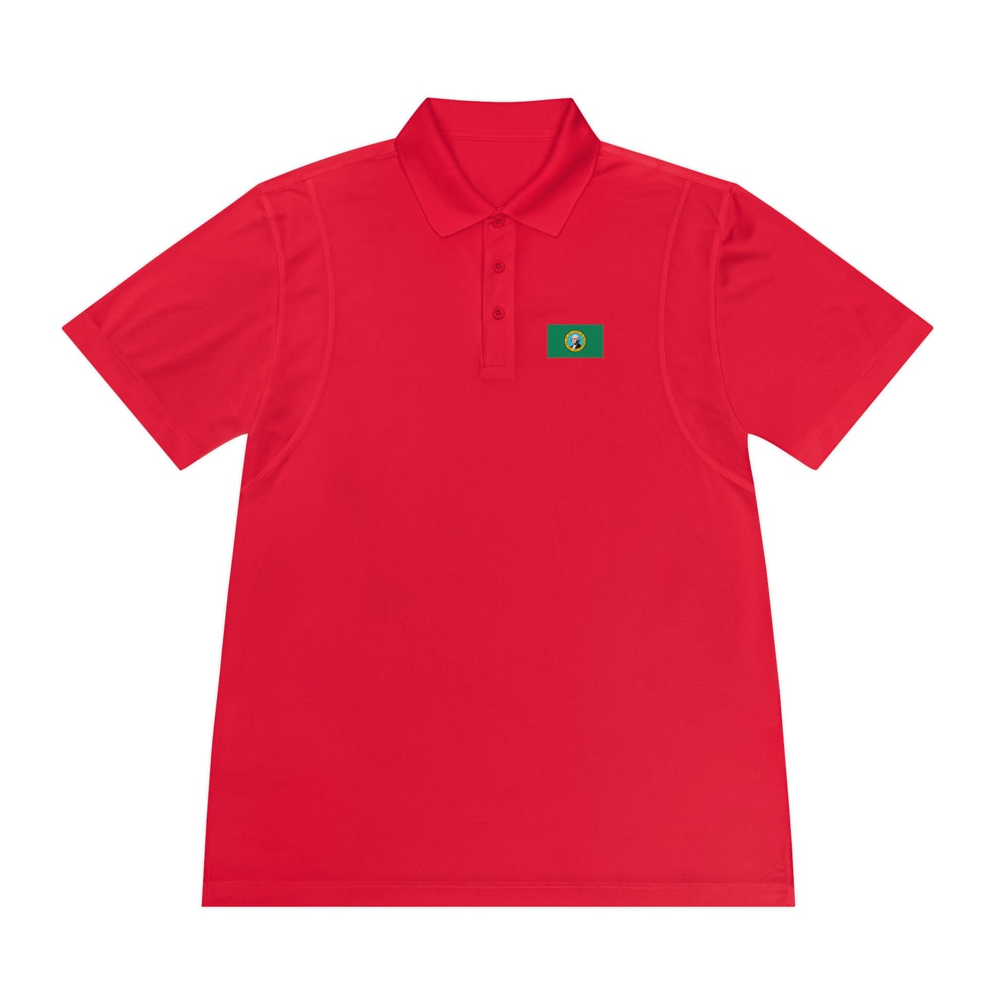 Washington Flag Polo Shirt