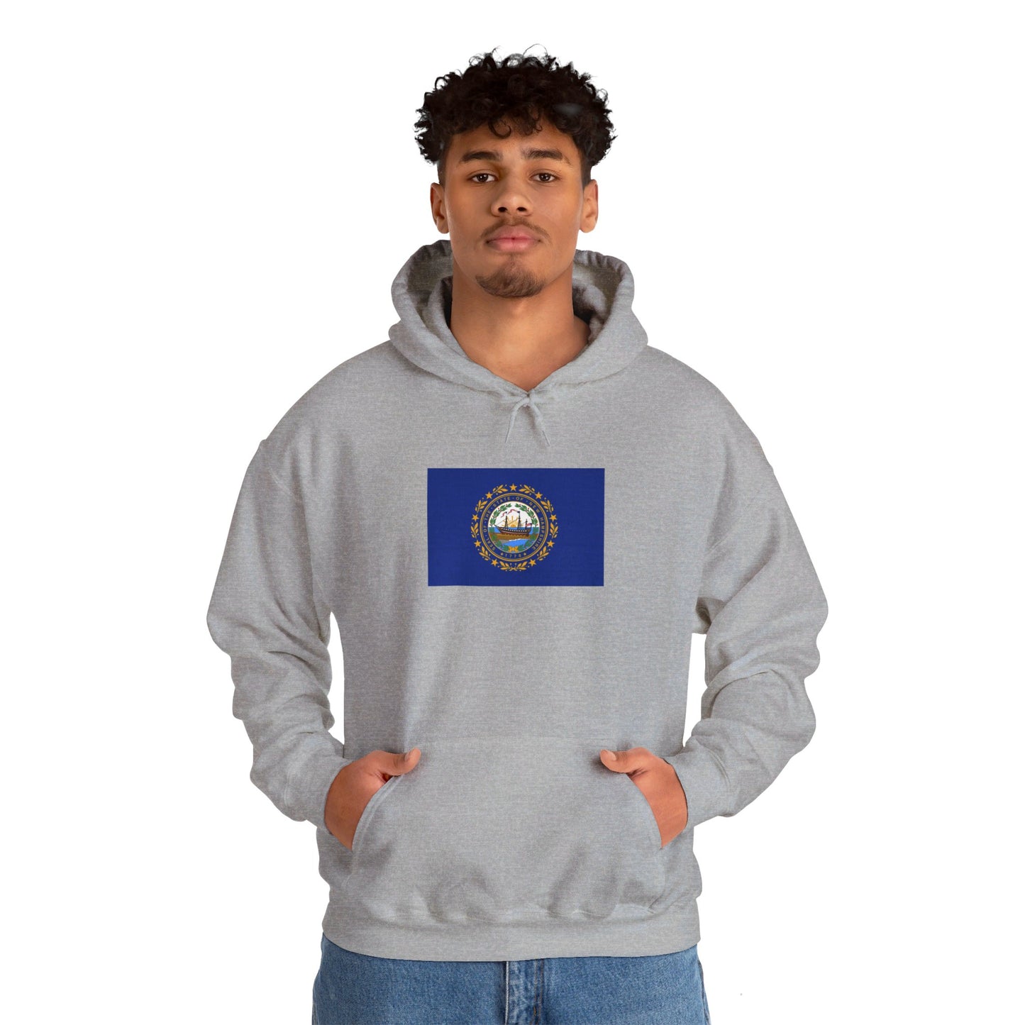 New Hampshire Flag Hoodie