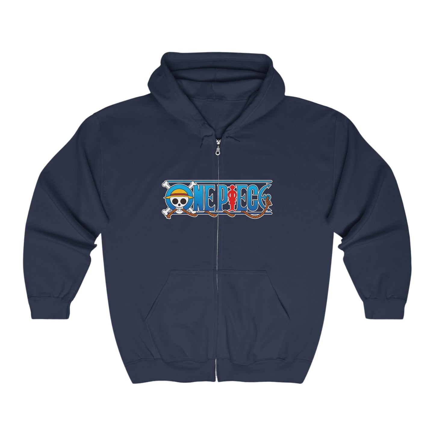 One Piece Anime Zip-Up Hoodie