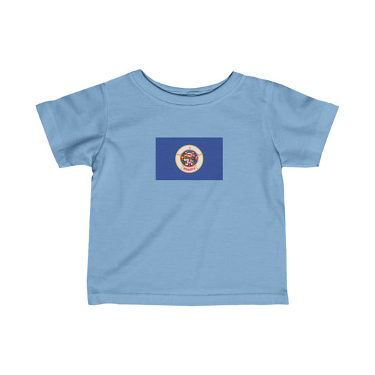 Minnesota Flag Baby T-Shirt