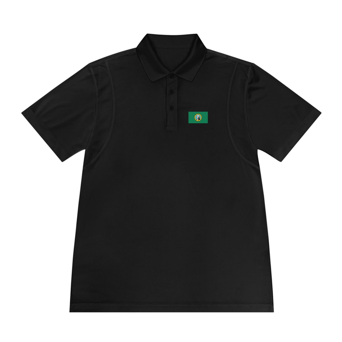 Washington Flag Polo Shirt