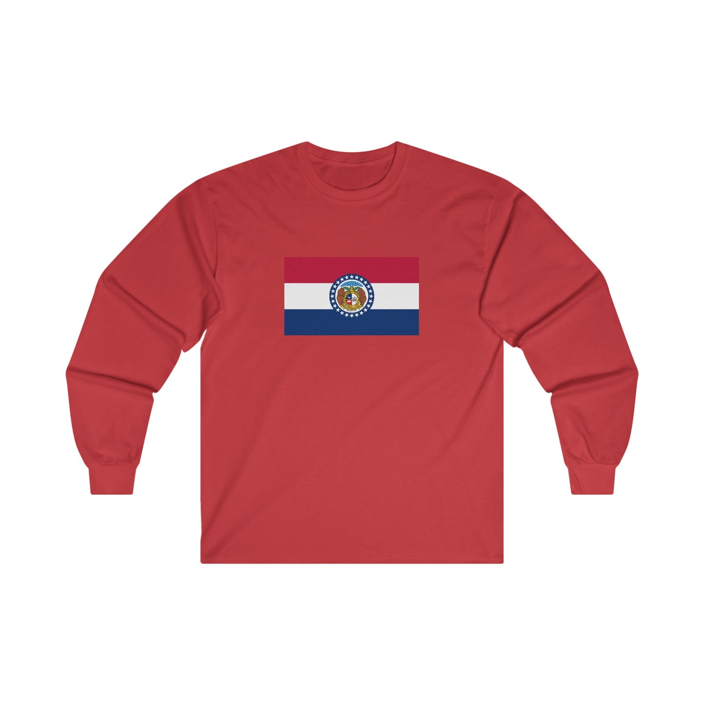 Missouri Flag Long Sleeve T-Shirt