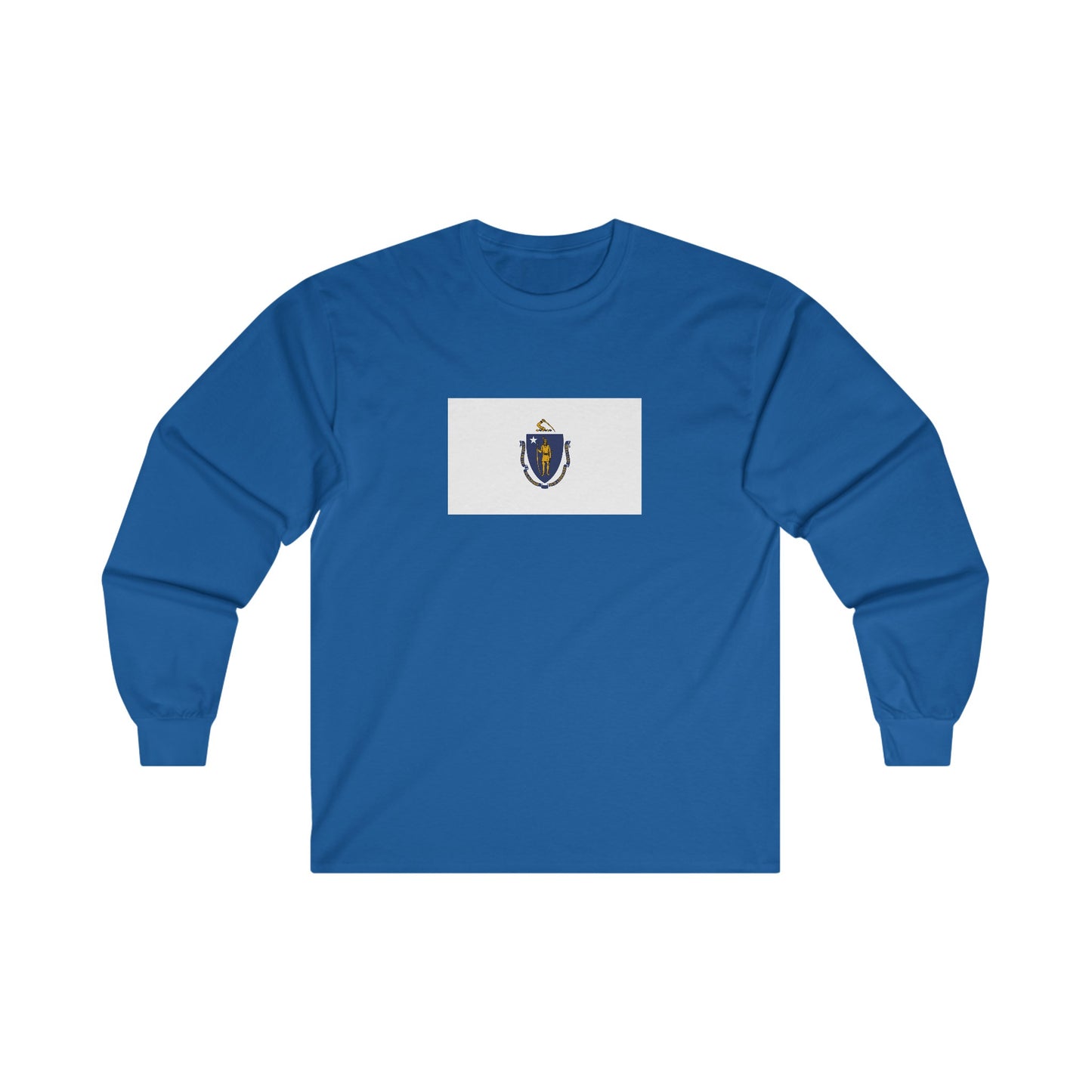 Massachusetts Flag Long Sleeve T-Shirt