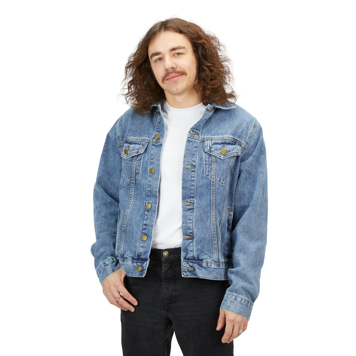 Connecticut Flag Adult Denim Jacket