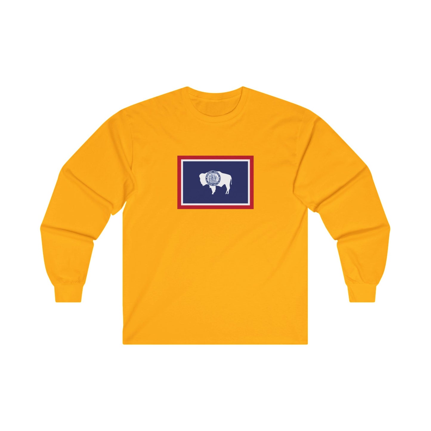 Wyoming Flag Long Sleeve T-Shirt