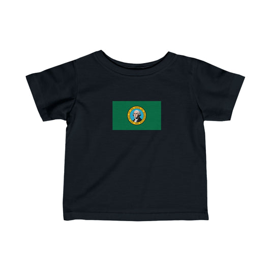 Washington Flag Baby T-Shirt