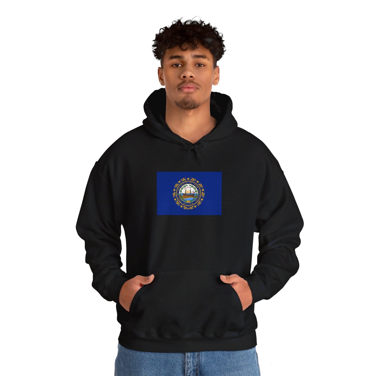 New Hampshire Flag Hoodie