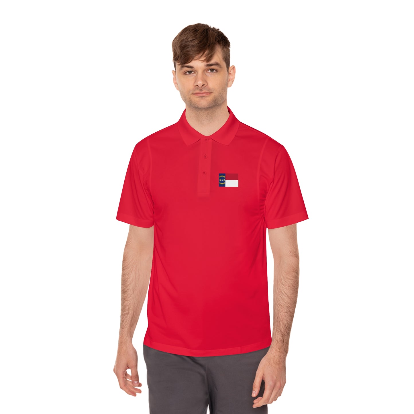 North Carolina Flag Polo Shirt