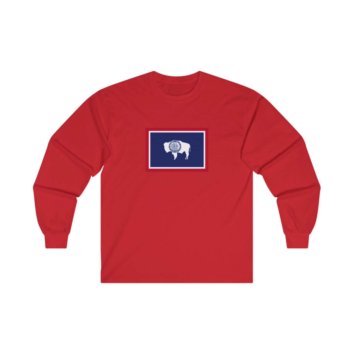 Wyoming Flag Long Sleeve T-Shirt