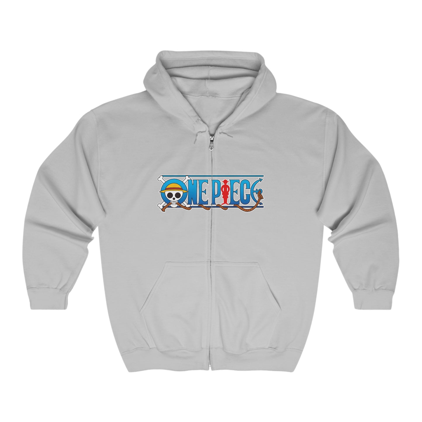 One Piece Anime Zip-Up Hoodie