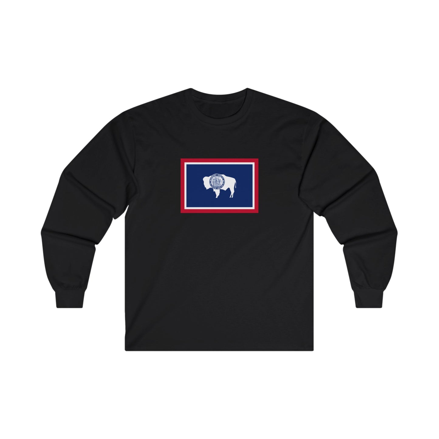 Wyoming Flag Long Sleeve T-Shirt