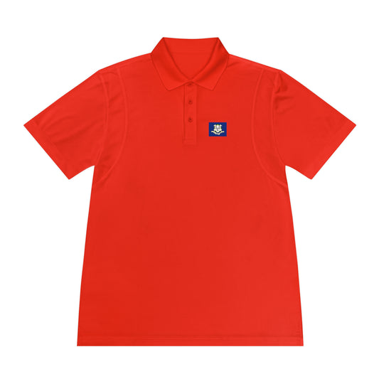 Connecticut Flag Polo Shirt