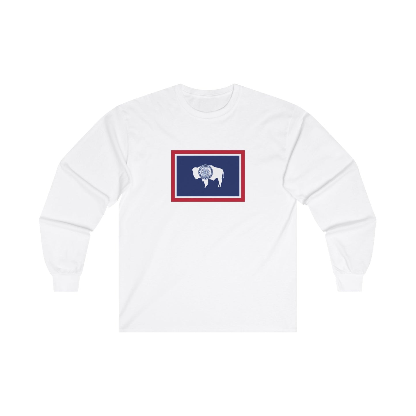 Wyoming Flag Long Sleeve T-Shirt