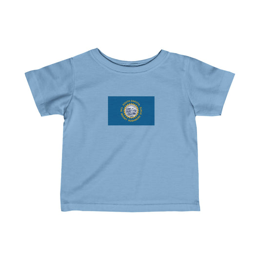 South Dakota Flag Baby T-Shirt