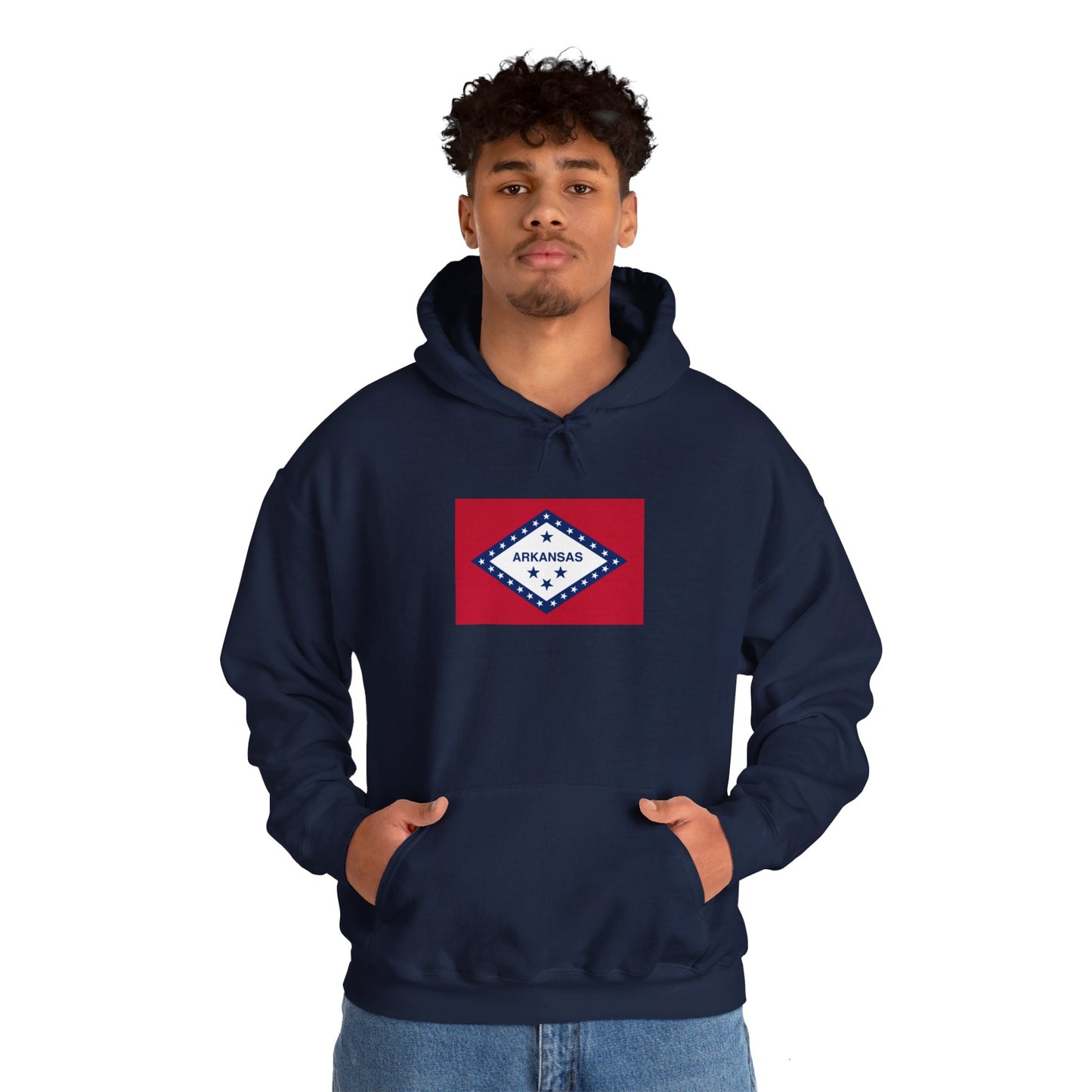 Arkansas Flag Hoodie