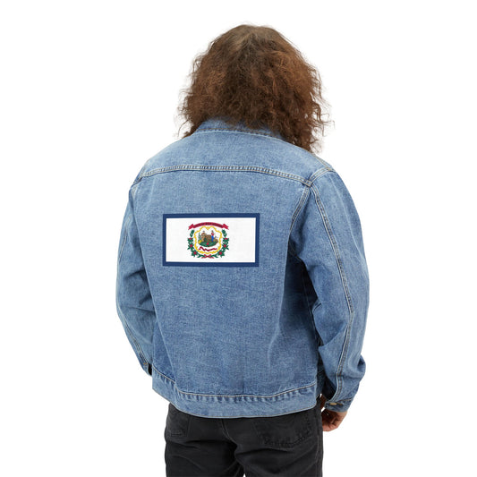 West Virginia Adult Denim Jacket