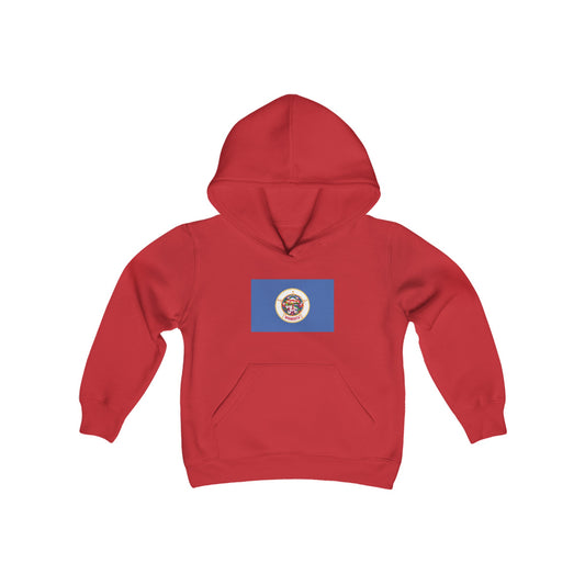 Minnesota Flag Youth Hoodie