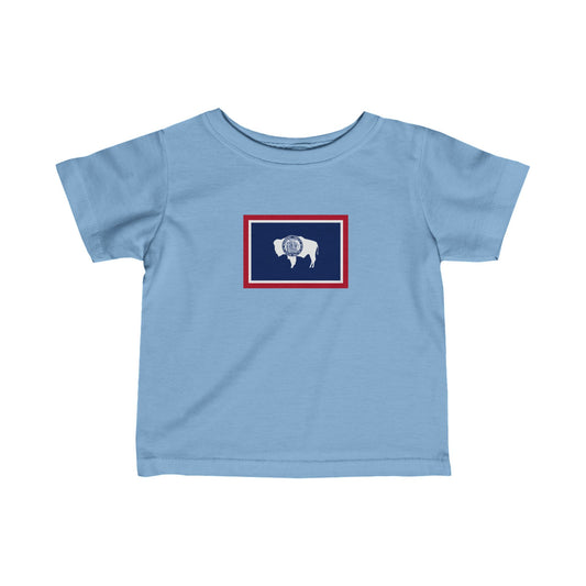 Wyoming Flag Baby T-Shirt