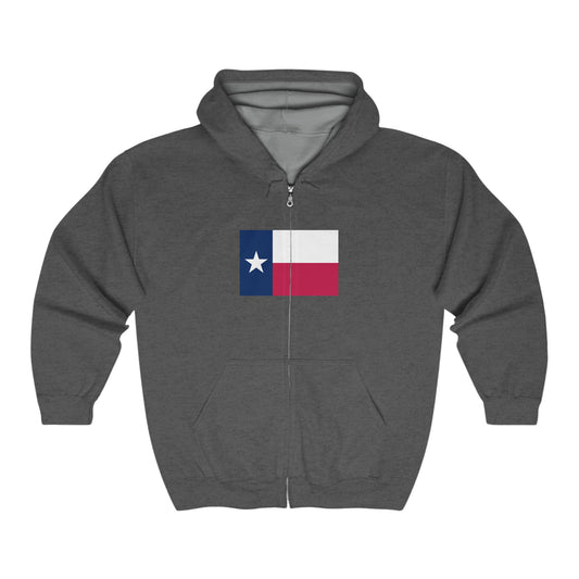 Texas Flag Zip-Up Hoodie