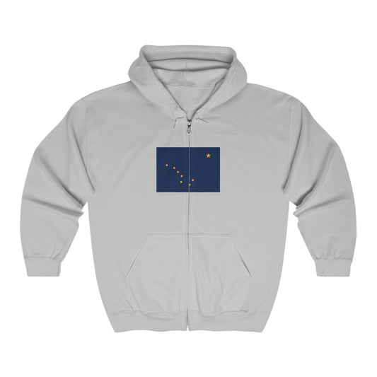 Alaska Flag Zip-Up Hoodie