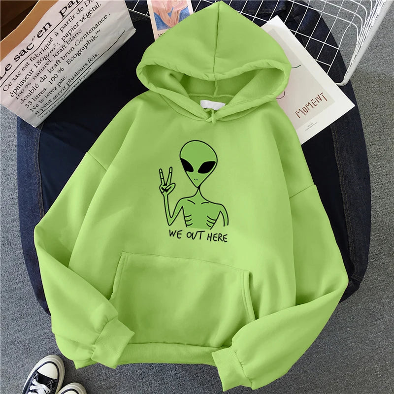 Green Alien Hoodie