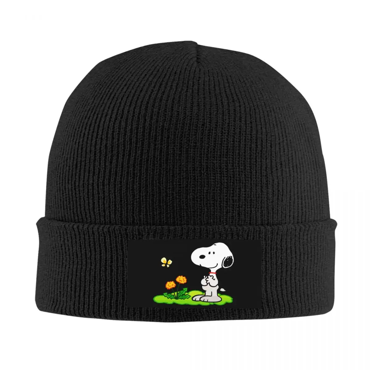 Snoopy Flower Knitted Beanie