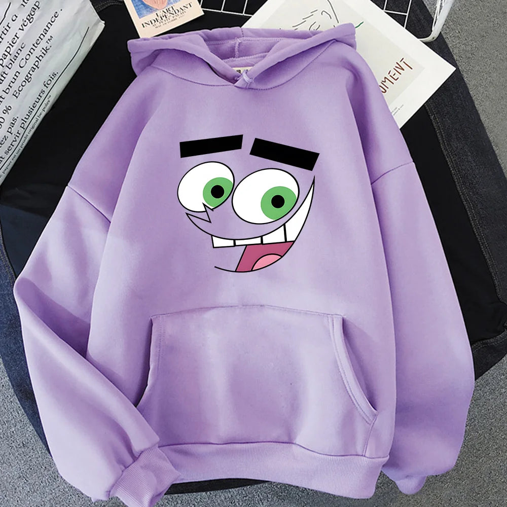 Cartoon Face Hoodie