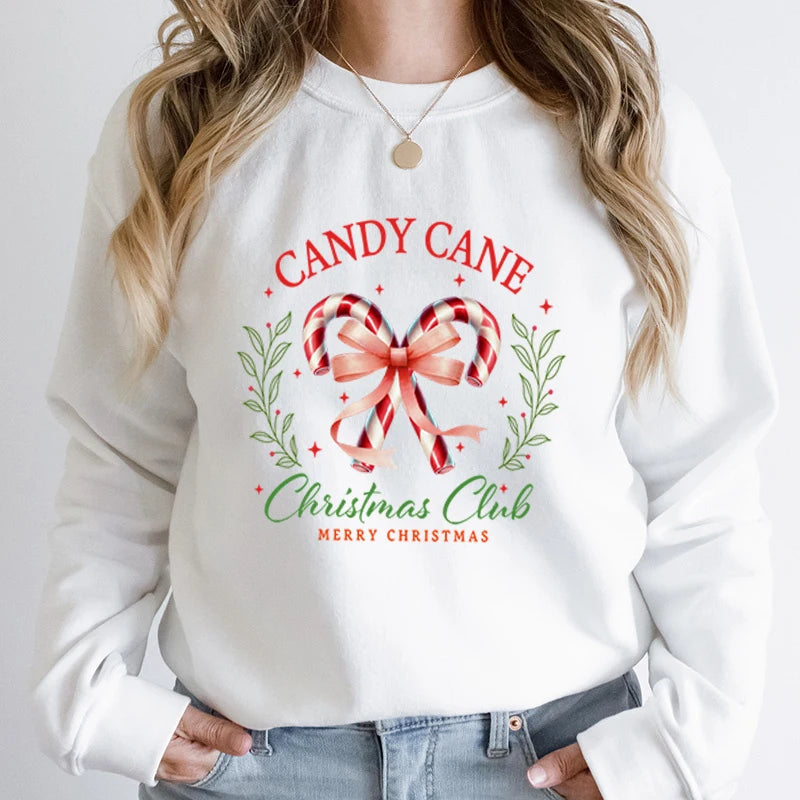 Candy Cane Christmas Sweatshirt