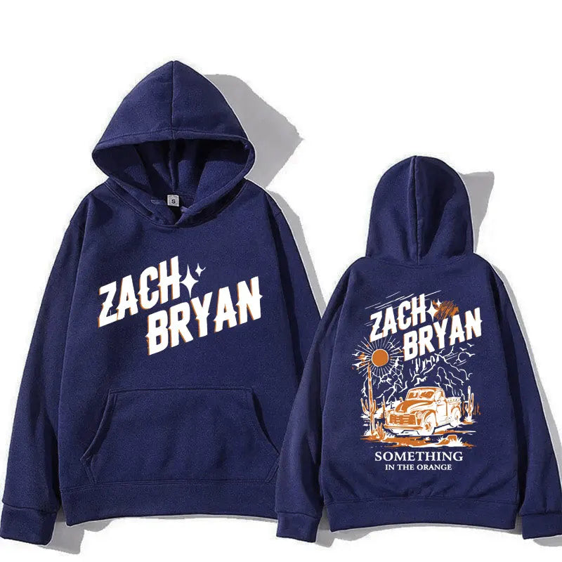 Zach Bryan Something In The Orange Hoodie