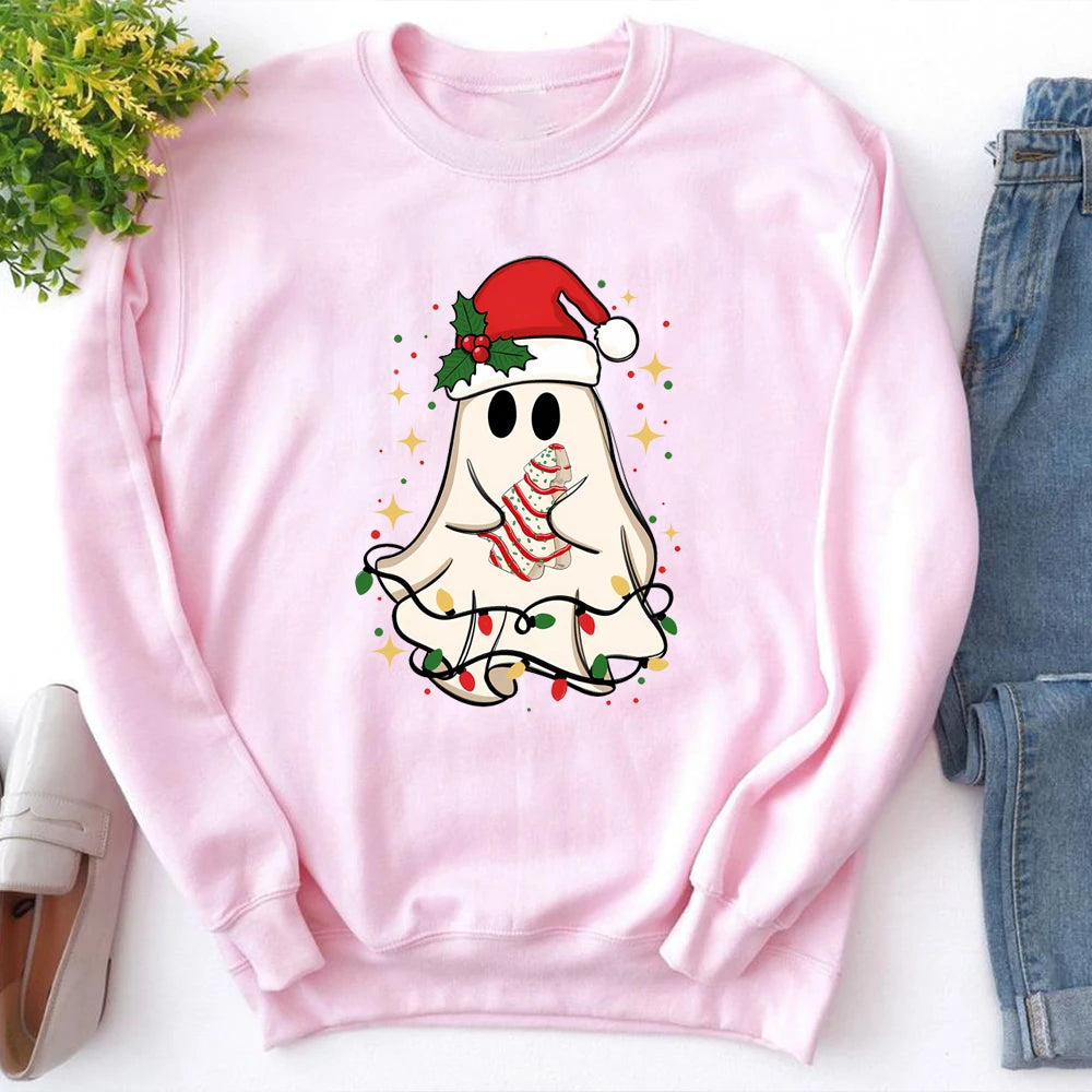 Christmas Ghost Tree Sweatshirt