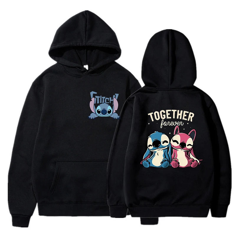 Stitch & Angel Together Forever Hoodie