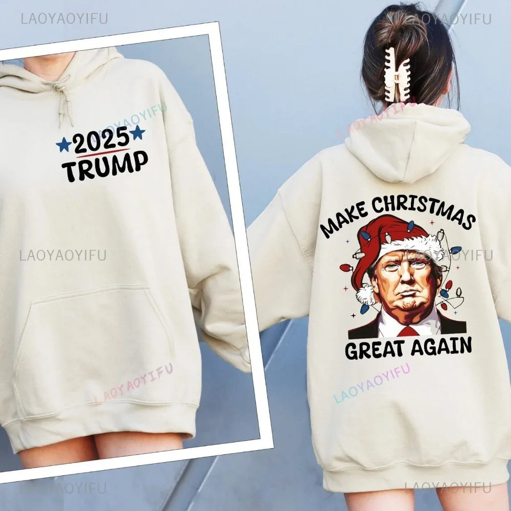 Christmas Great Again Trump 2025 Hoodie