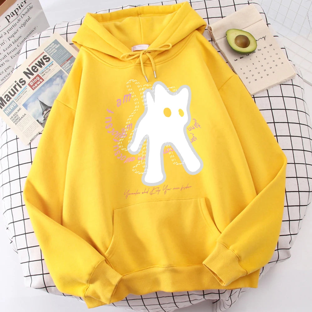 Ghost Cat Hoodie