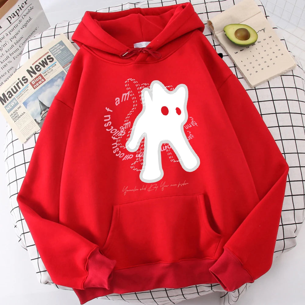 Ghost Cat Hoodie