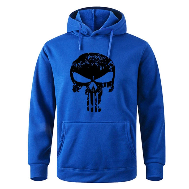 Punishers Skull Printed Hoodie