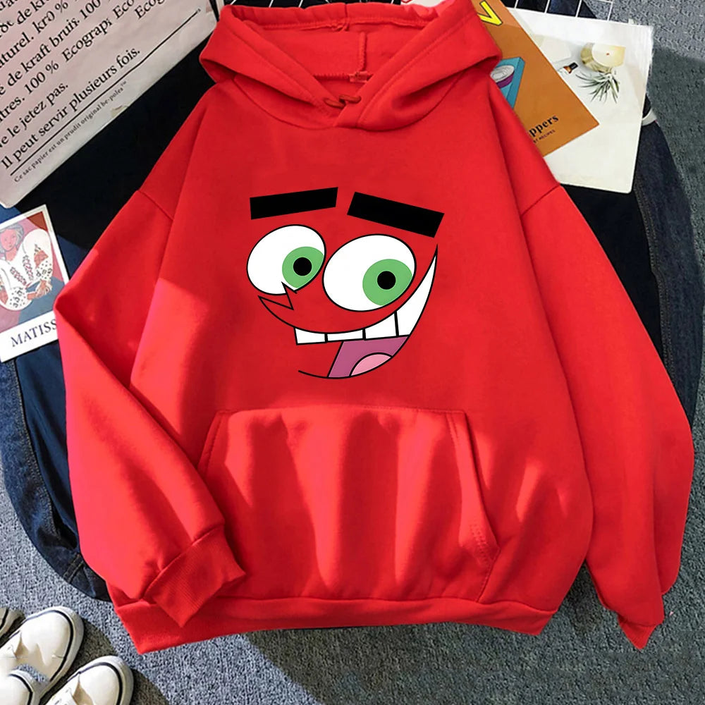 Cartoon Face Hoodie