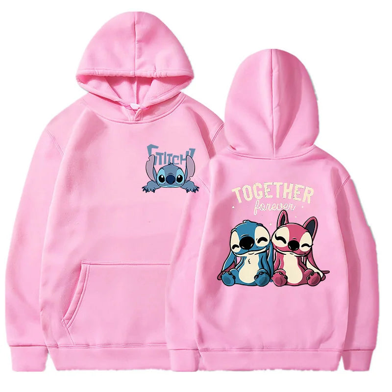 Stitch & Angel Together Forever Hoodie