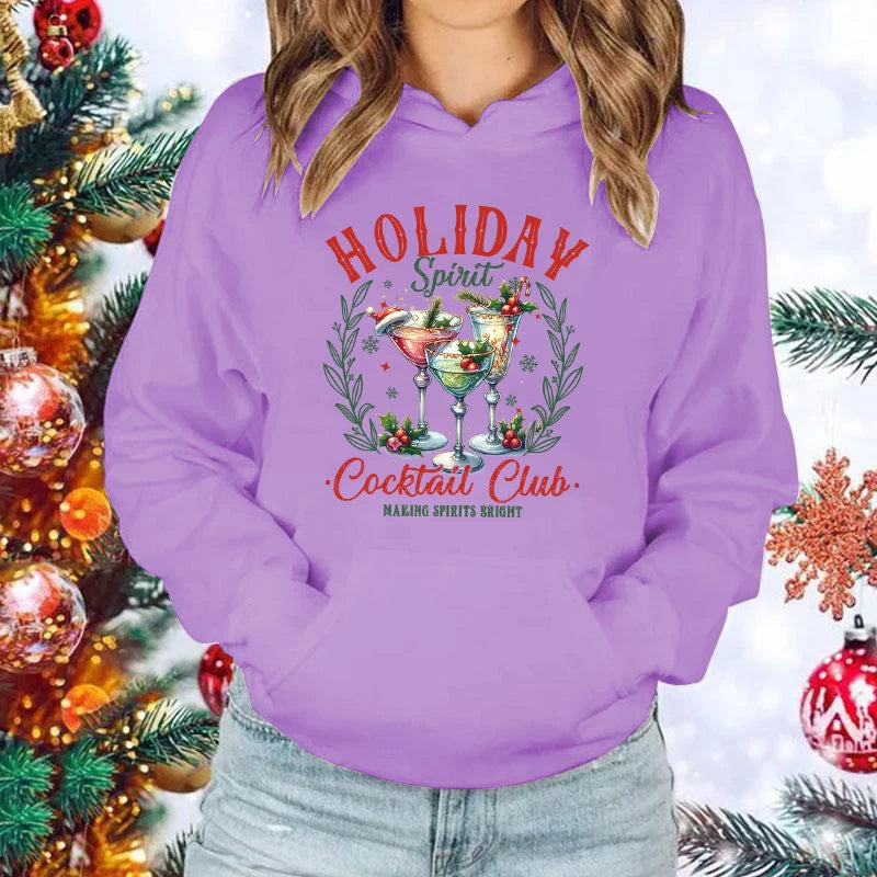 Christmas Cocktail Club Hoodie