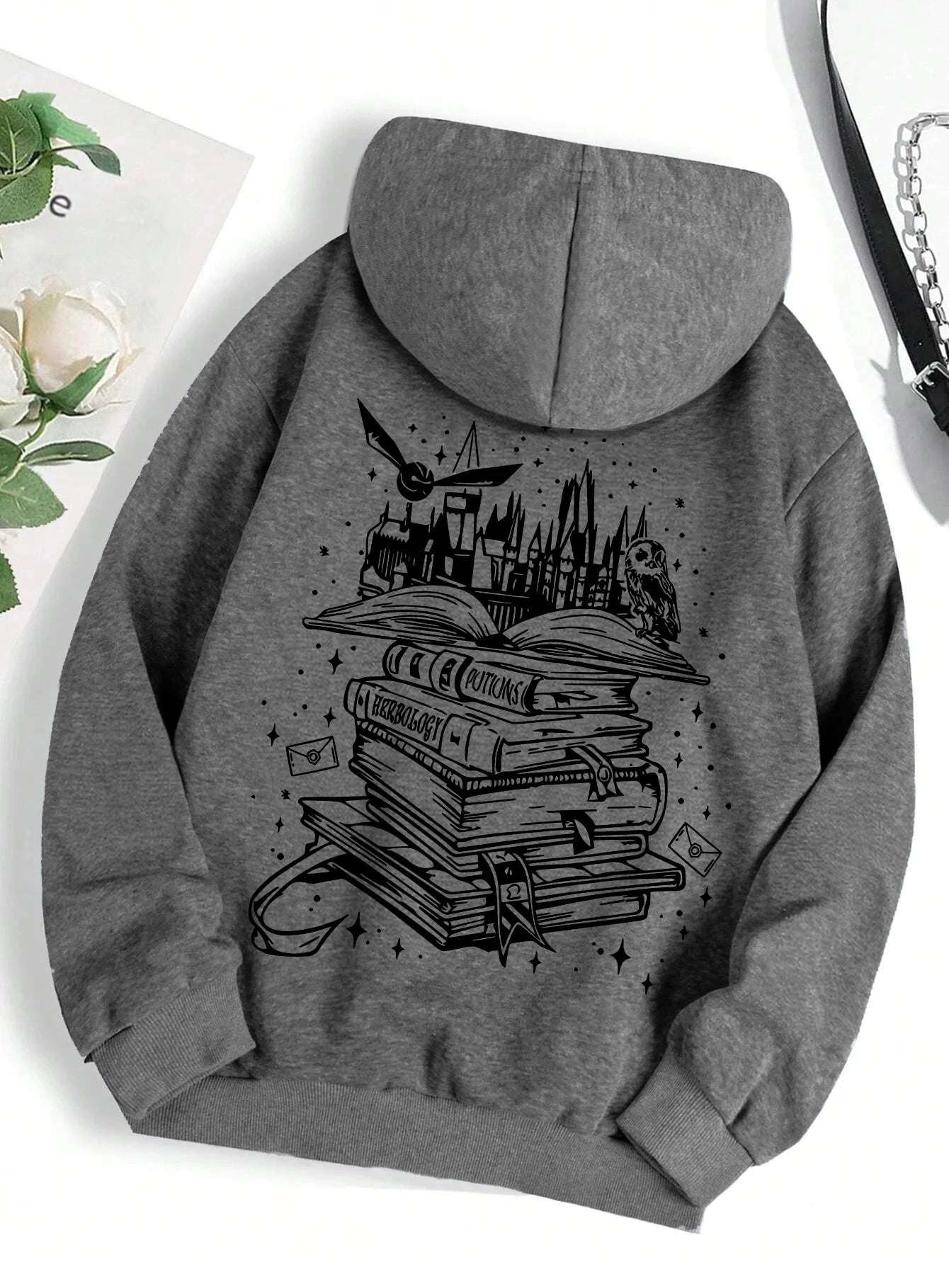 Harry Potter Hogwarts Castle Book Hoodie