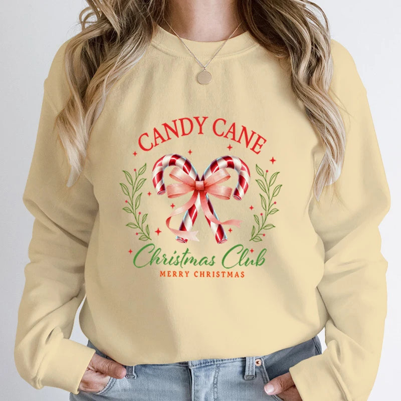 Candy Cane Christmas Sweatshirt