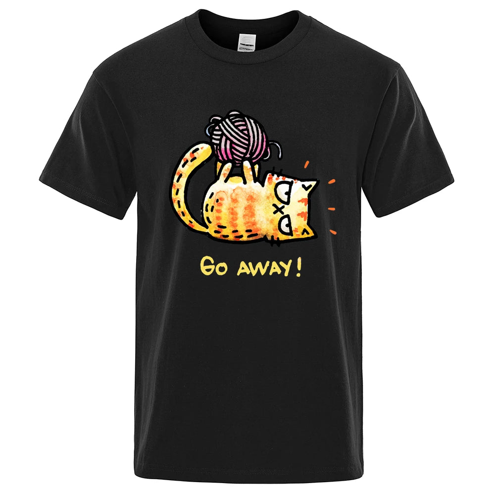 Angry Cat Go Away T-Shirt