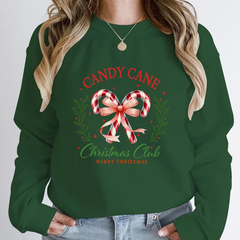 Candy Cane Christmas Sweatshirt