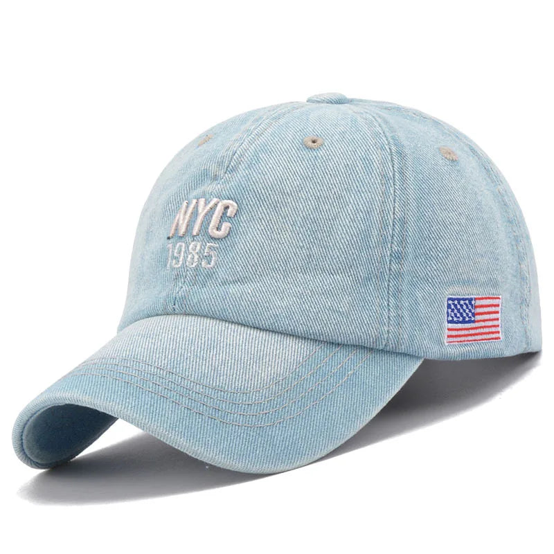 NYC Denim Baseball Cap