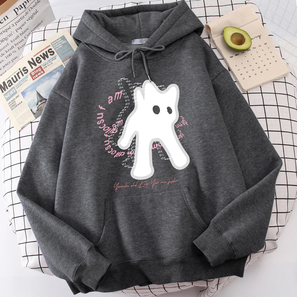 Ghost Cat Hoodie