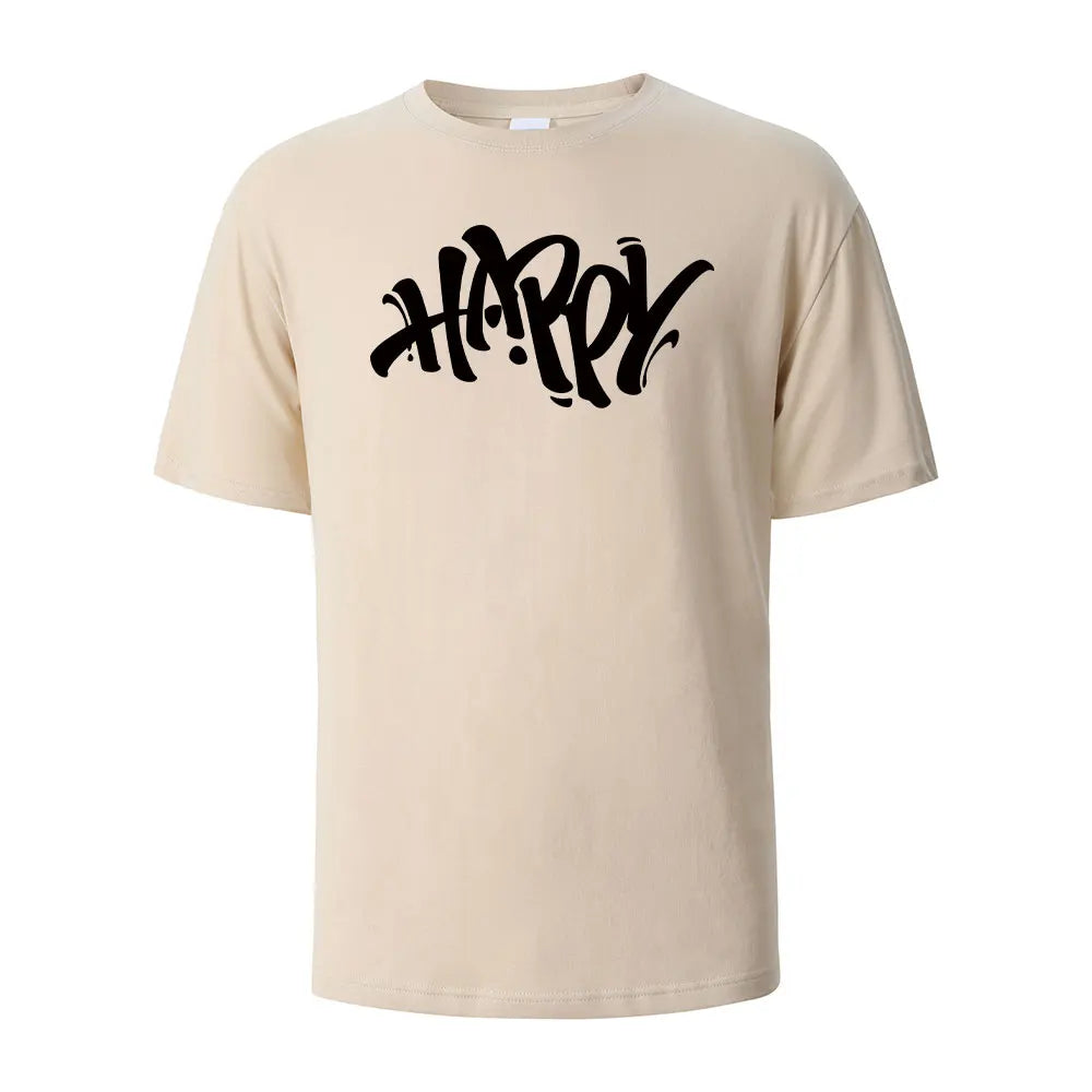 Happy Artistic Font T-Shirt