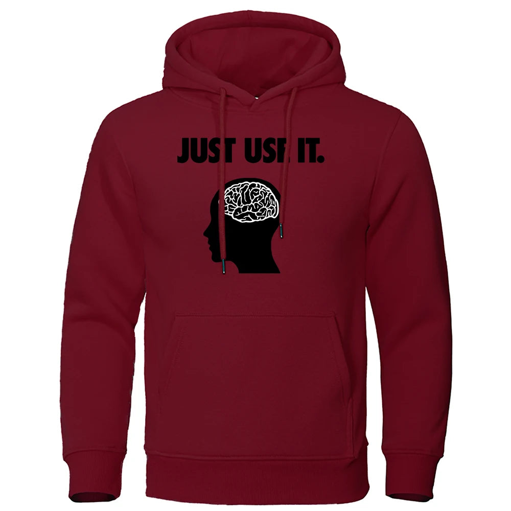 Just Use It - Brain Hoodie