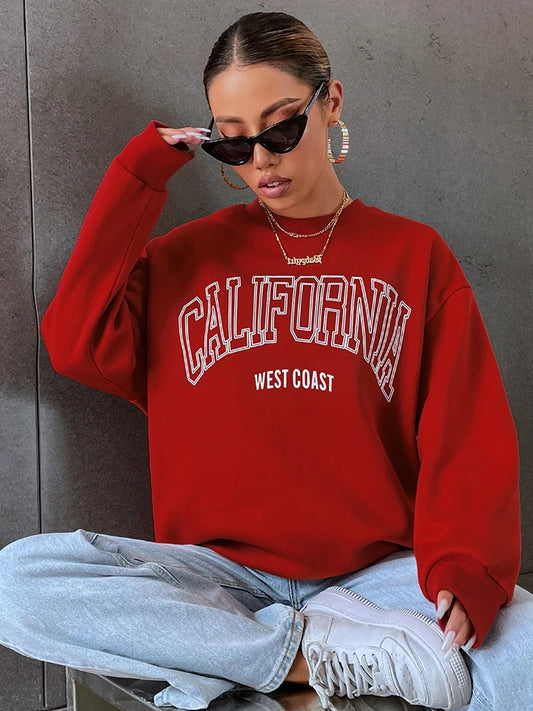 California Print Sweatshirt