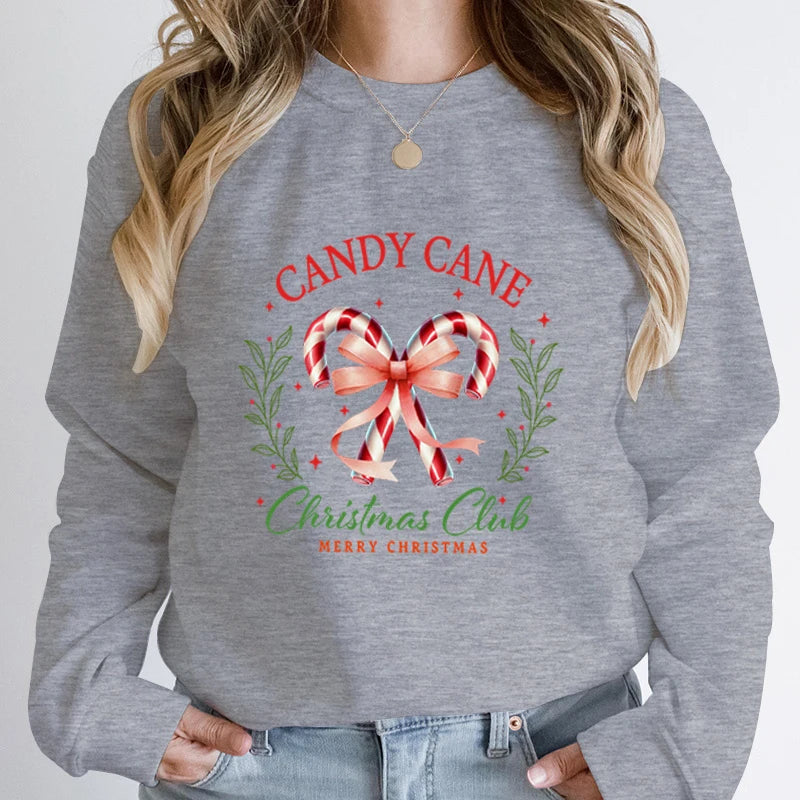 Candy Cane Christmas Sweatshirt