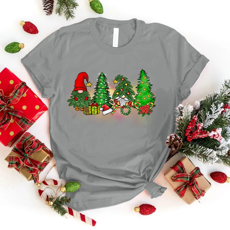 Christmas Gnome Tree T-Shirt